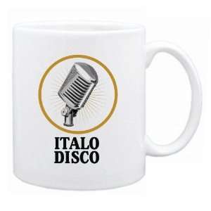   New  Italo Disco   Old Microphone / Retro  Mug Music: Home & Kitchen