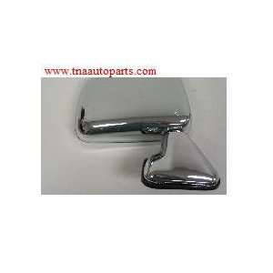   PICKUP SIDE MIRROR, RIGHT SIDE (PASSENGER), CHROME with SMOOTH CAP