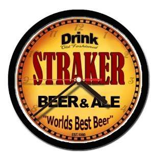  STRAKER beer and ale cerveza wall clock: Everything Else