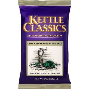 Cracked Pepper & Sea Salt   5oz X 15 Bags:  Grocery 