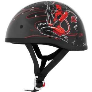  Skid Lid Hell On Wheels Original Cruiser Motorcycle Helmet 