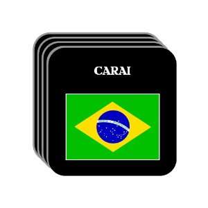  Brazil   CARAI Set of 4 Mini Mousepad Coasters 