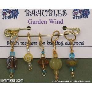  Baaubles Stitch Markers Garden Wind Medium (up to sz 10 U 