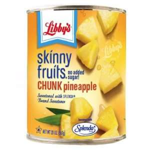 Libbys Skinny Fruits Chunk Pineapple 2 Grocery & Gourmet Food