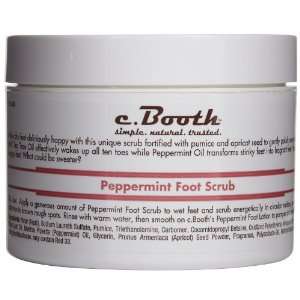  c. Booth Foot Scrub, Peppermint, 8 oz: Beauty