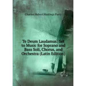   , and Orchestra (Latin Edition): Charles Hubert Hastings Parry: Books