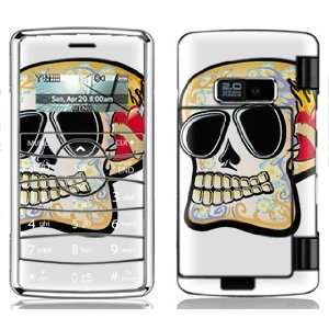  Spanish Skull Skin for LG enV2 enV 2 Phone Cell Phones 