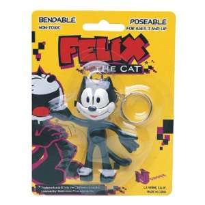  Felix The Cat/3 Bendable Keychain: Toys & Games