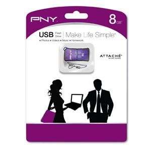  PNY 8GB Purple Micro (P FDU8GBSLK/PRP EFS2)  : Office 