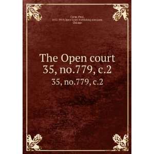   Paul, 1852 1919,Open Court Publishing company, Chicago Carus: Books