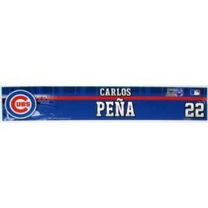 Carlos Pena 2011 Team Issued #22 Locker Room Nameplate (MLB Auth)