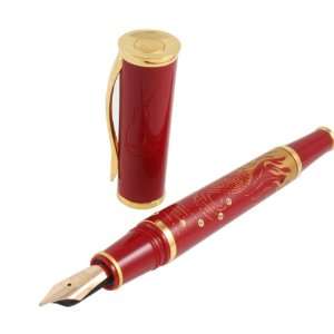  Pelikan Limited Edition Fire Red with Gold and Topaz Fine 