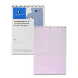  Steno Notebook, Gregg Ruled, 60 Sheets, 6x9, Orchid 