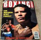   Cesar Chavez Autograph Boxing Magazine Signed El Gran Campeon 1993