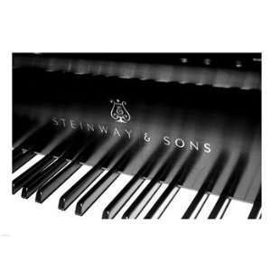  Steinway & Sons, Piano Keys With Modern Logo Poster (24.00 