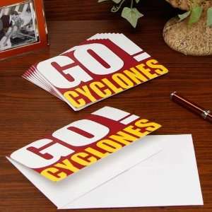  NCAA Iowa State Cyclones Slogan Note Cards Office 