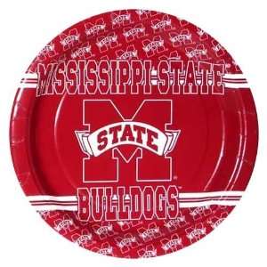  Mississippi State Bulldogs 9 Dinner Paper Plates: Sports 