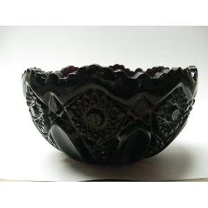  8.5 Deep Amethyst Purple Glass American Heritage Bowl 