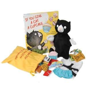   Puppet and Props and If You Give A Cat A Cupcake Book Toys & Games