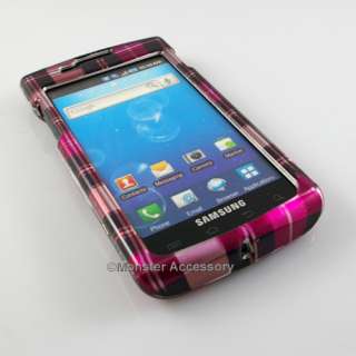 Protect your Samsung Captivate I897 with Pink Plaid Hard Cover Case!