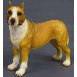 Staffordshire Terrier Statue Dog Figurine 3 6566