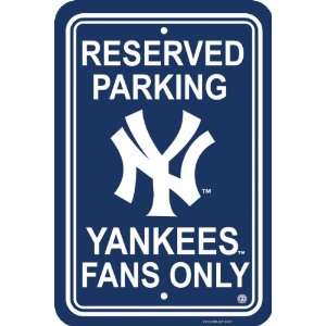  New York Yankees 12 x 18 Parking Sign