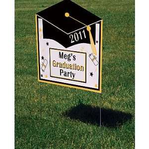  Graduation Party Personalized Yard Sign Toys & Games
