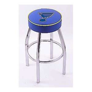  St. Louis Blues HBS Steel Stool with 4 Logo Seat and 