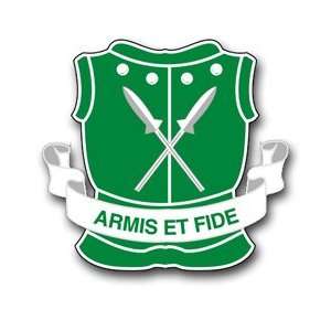  US Army 5th Armored Division Unit Crest Patch Decal 