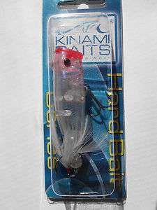 Kinami Bait Lure Spit N Splash Clear Popper Top Water Bass Bait New 