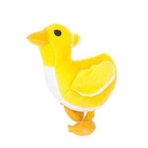    Syk Cute Ducky Furry Squeaking Dog Toy (Yellow): Pet Supplies