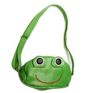  Linda Linda Green Frog Kids Bag, Little Kid Handbag 