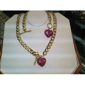  Pink Juicy Couture Jewlery Set Arts, Crafts & Sewing