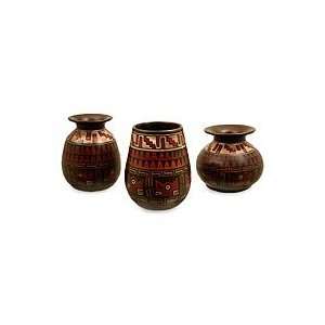 Ceramic vases, Gods of the Earth (set of 3)