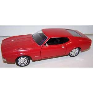   Scale Diecast 1971 Ford Mustang Sportsroof in Color Red Toys & Games