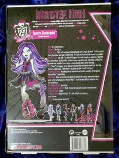 Spectra Vondergeist Monster High Doll RARE Hard to Find 746775003739 