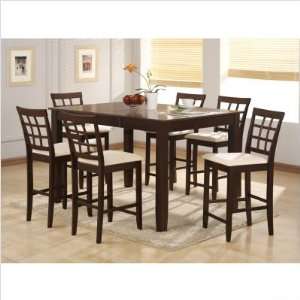  Bundle 61 Camp Verde 7 Piece Counter Height Dining Set in 