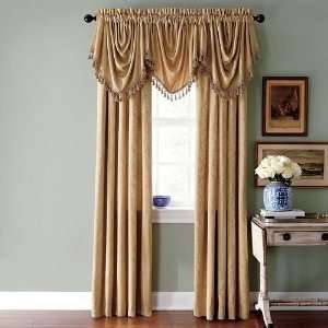   Chaps Preston Damask Lined and Interlined Window Treatments Home