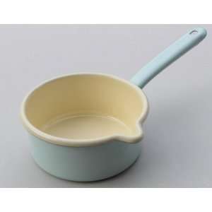 Riess Enamelware Turquoise Spouted Sauce Pan (0.75 Liter)  