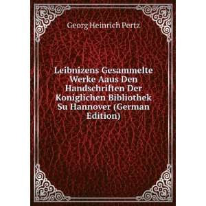   Hannover (German Edition) (9785877405431) Georg Heinrich Pertz Books
