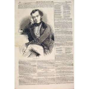    Portrait Rishard Cobden Free Trade Party Print 1846