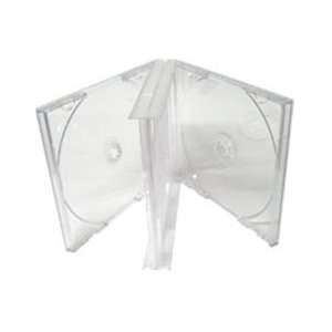  50 Clear Triple 3 Disc CD Jewel Case Electronics