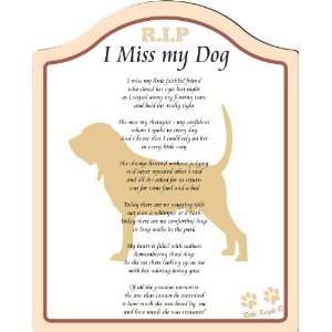   Back (poem for bereavement, missing my dog, memorial for dog, Plaque