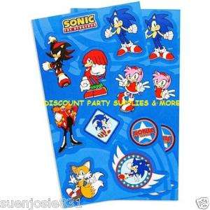 Sonic the Hedgehog Stickers Favors Crafts  