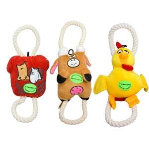   and Squeaker Dog Toy 3 Pack for Medium to Large Dogs