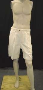 NWT BILLS KHAKIS Chamois Cloth Ivory Cotton Shorts 32  