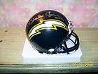 CHARLIE JOINER CHARGERS SIGNED MINI HELMET PLAYOFF HOLO  