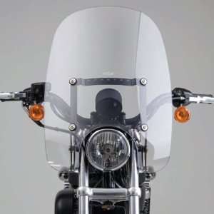   Windshield   19 Inch   Harley Davidson XL Sportsters, Dyna, FX 39mm