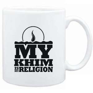  Mug White  my Khim is my religion Instruments Sports 