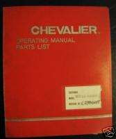 Chevalier Super 612, 618, 818 Surface Grinder Manual  